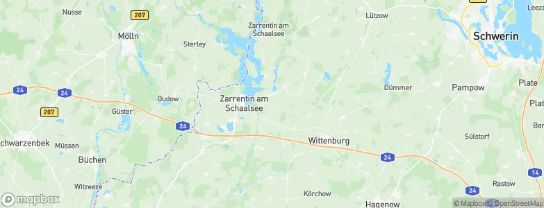 Bantin, Germany Map