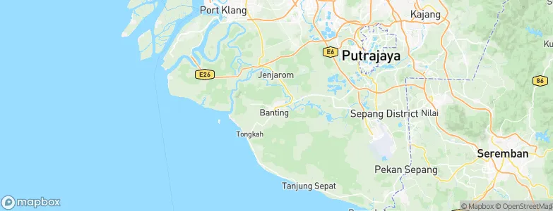 Banting, Malaysia Map
