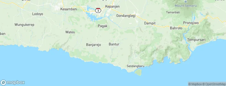 Banturkrajan, Indonesia Map