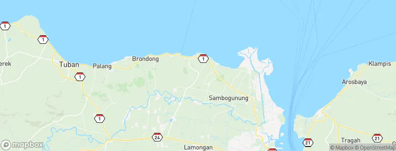 Banyubang, Indonesia Map