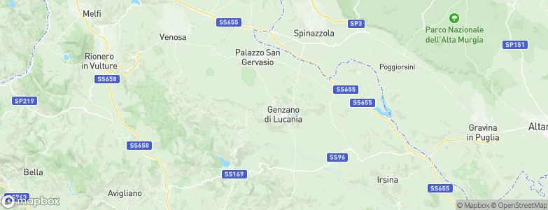 Banzi, Italy Map
