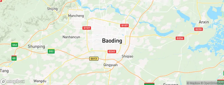 Baoding, China Map