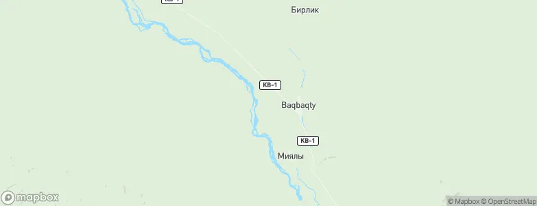 Baqbaqty, Kazakhstan Map