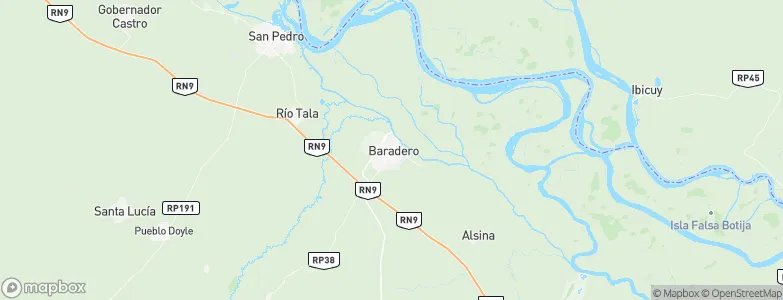 Baradero, Argentina Map