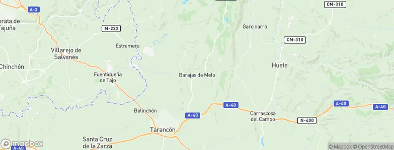 Barajas de Melo, Spain Map