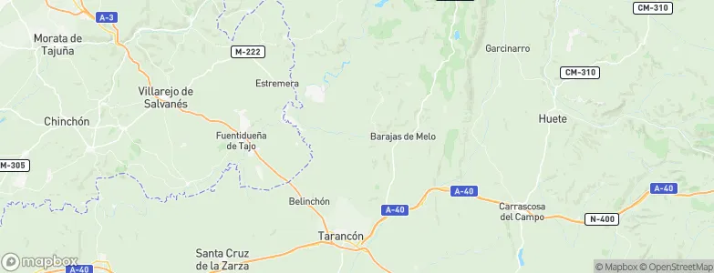 Barajas de Melo, Spain Map