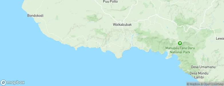Barakabita, Indonesia Map