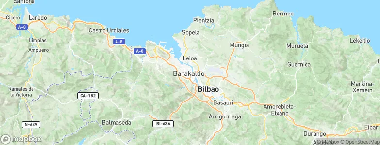 Barakaldo, Spain Map