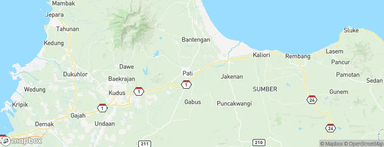 Baran, Indonesia Map