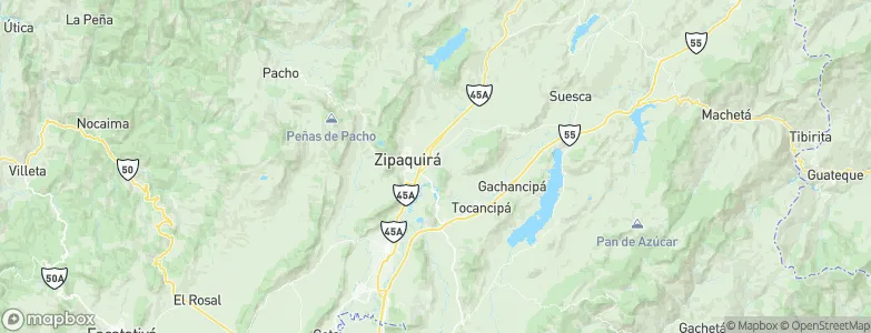 Barandillas, Colombia Map
