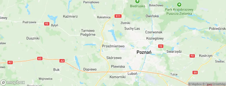 Baranowo, Poland Map