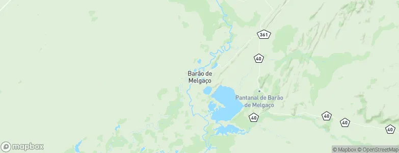 Barão de Melgaço, Brazil Map