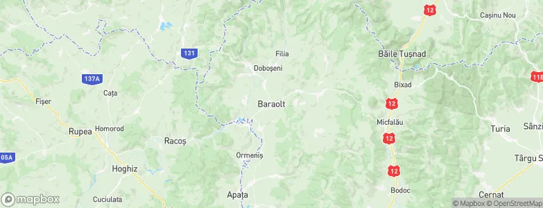 Baraolt, Romania Map