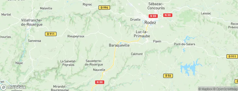 Baraqueville, France Map