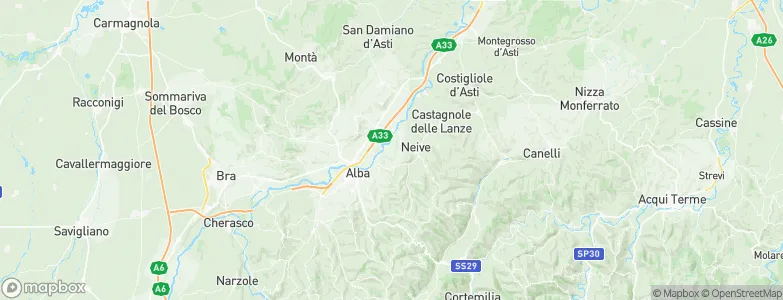 Barbaresco, Italy Map