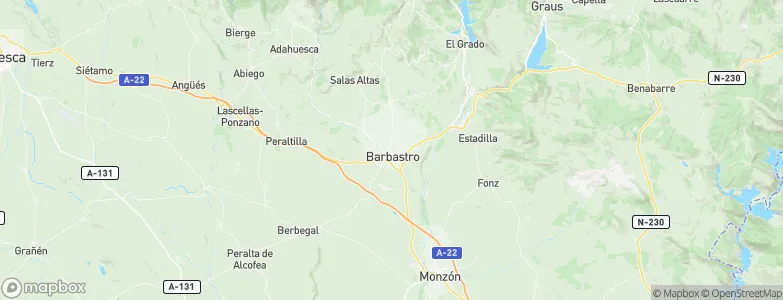 Barbastro, Spain Map