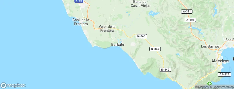 Barbate, Spain Map