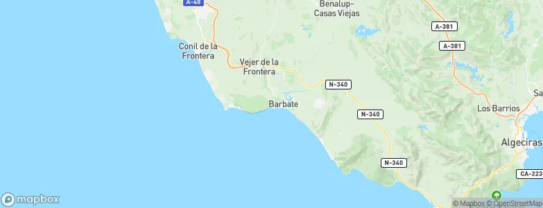 Barbate, Spain Map