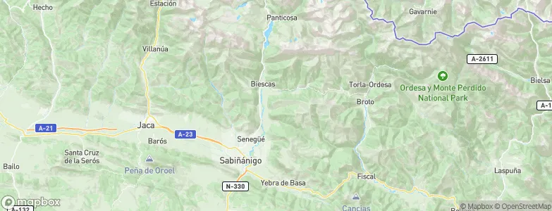 Barbenuta, Spain Map