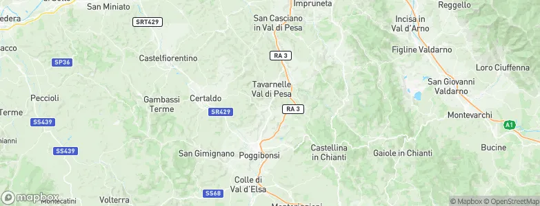 Barberino Val d'Elsa, Italy Map