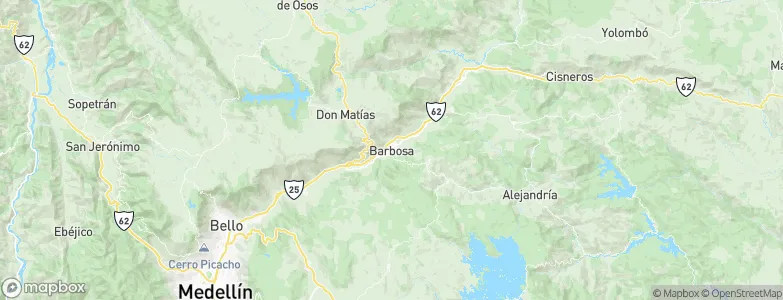 Barbosa, Colombia Map