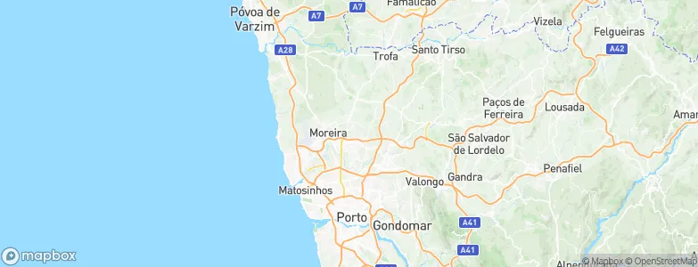 Barca, Portugal Map