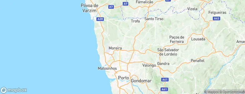 Barca, Portugal Map