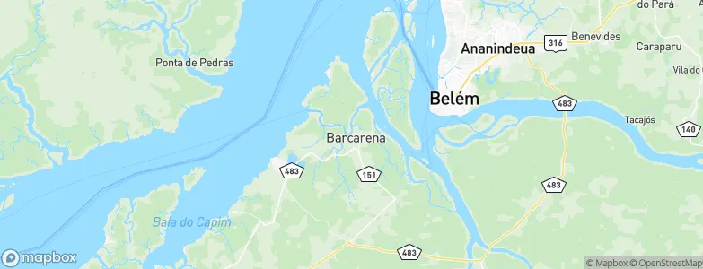 Barcarena, Brazil Map
