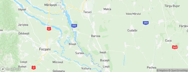 Barcea, Romania Map