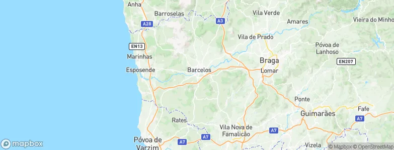 Barcelinhos, Portugal Map