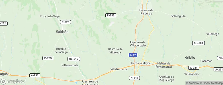 Bárcena de Campos, Spain Map