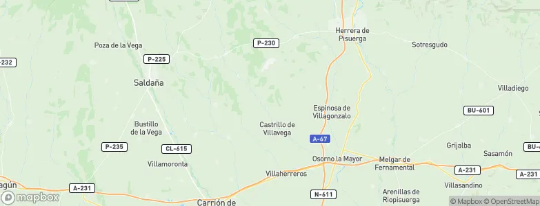 Bárcena de Campos, Spain Map