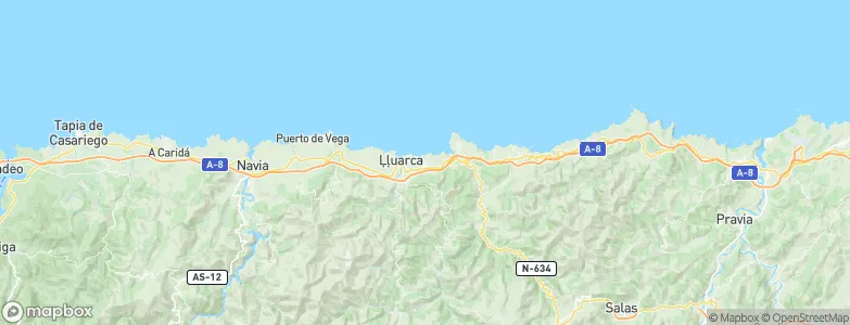 Barcia, Spain Map