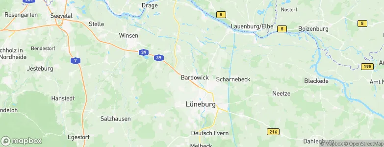 Bardowick, Germany Map
