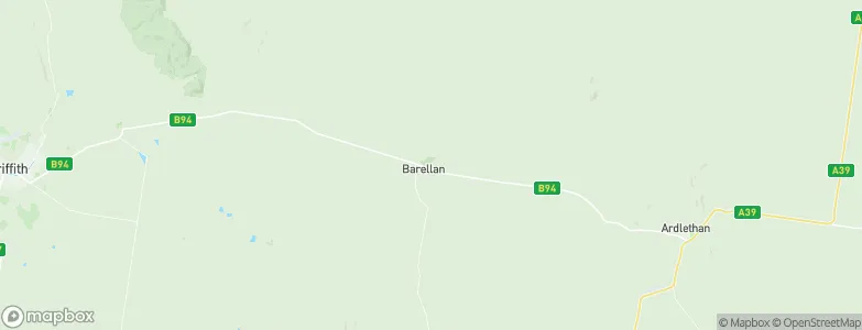Barellan, Australia Map