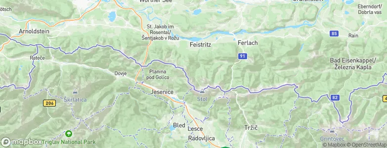 Bärental, Austria Map