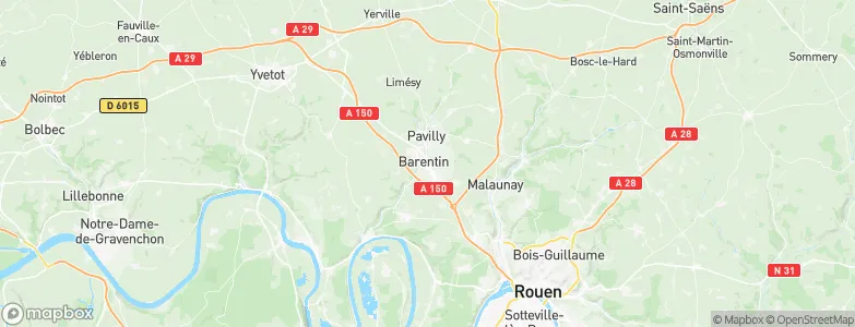 Barentin, France Map