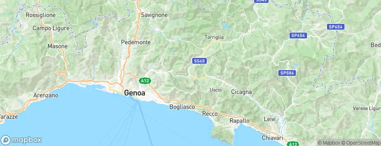 Bargagli, Italy Map