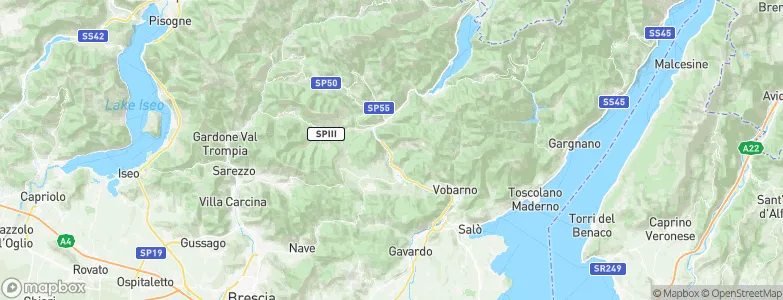Barghe, Italy Map