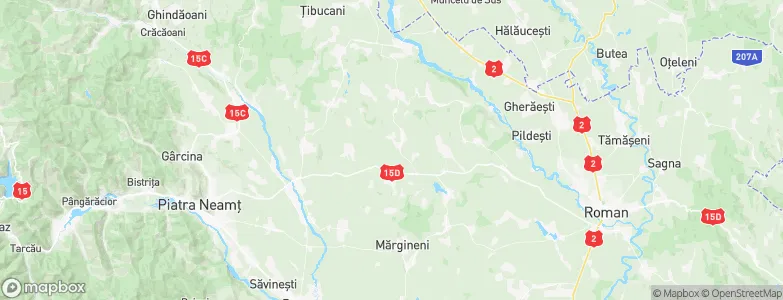 Bârgăuani, Romania Map