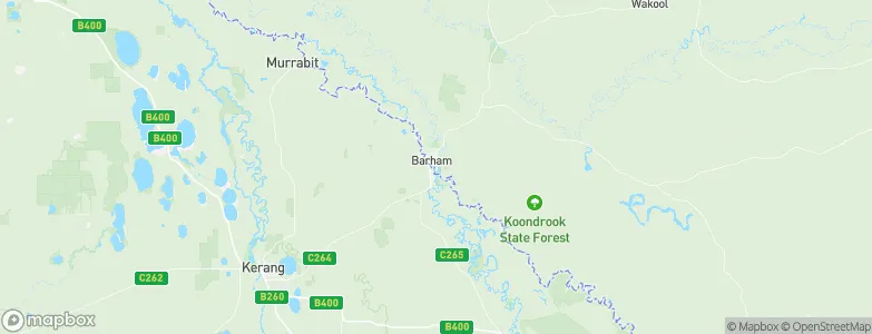 Barham, Australia Map