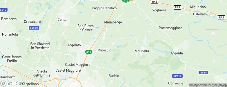 Baricella, Italy Map