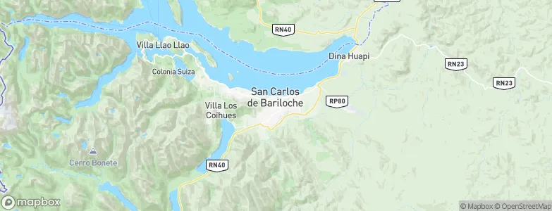 Bariloche, Argentina Map