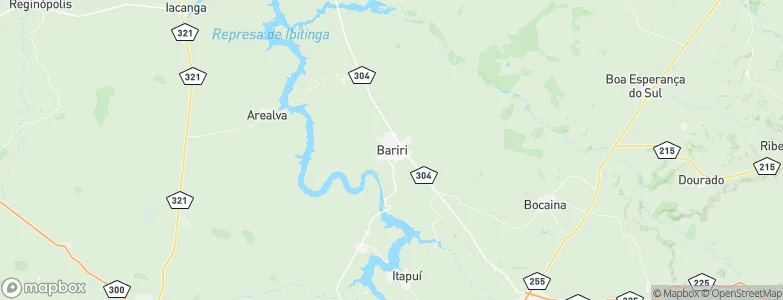 Bariri, Brazil Map