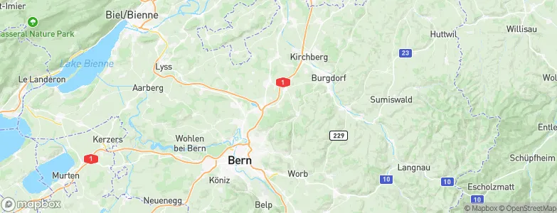 Bäriswil, Switzerland Map