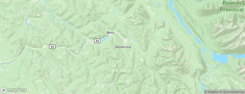 Barkerville, Canada Map