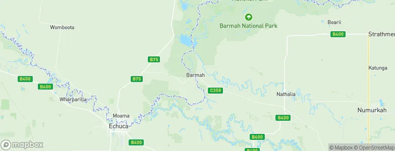 Barmah, Australia Map