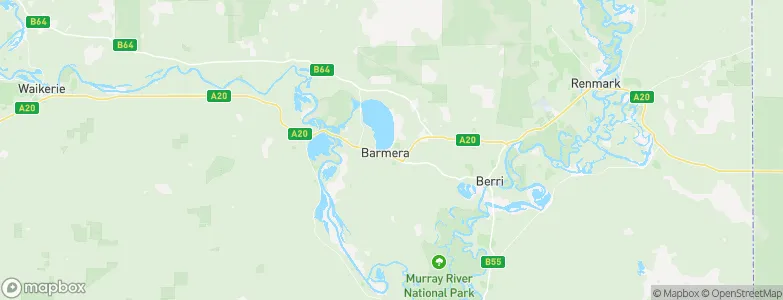 Barmera, Australia Map