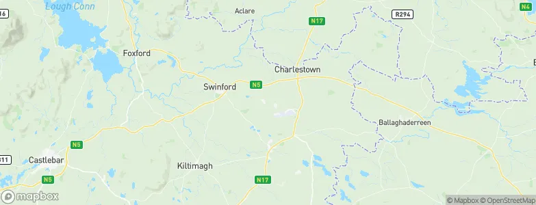 BARNALYRA, Ireland Map