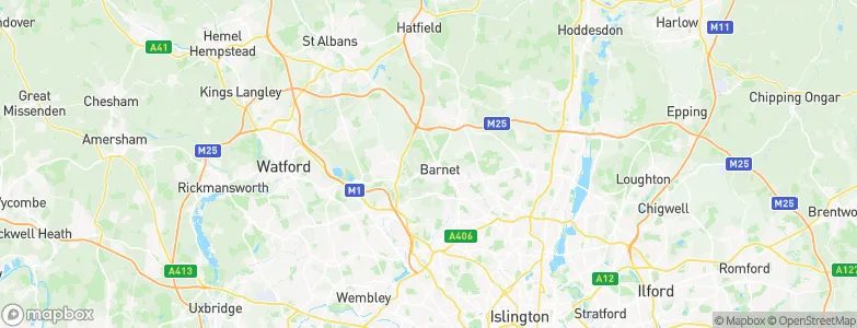 Barnet, United Kingdom Map